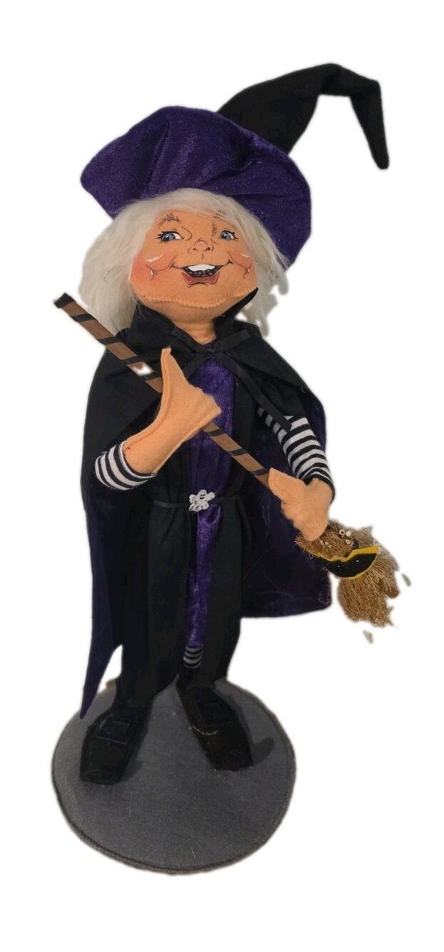 Annalee Good Witch Halloween Doll 17 Inch Felt